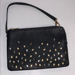 Fossil pebbled leather small bag/wristlet/pouch